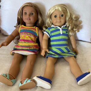 Authentic American Girl Lea Clark 2016 Lanie Holland 2010 doll